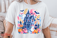 Haunted House PNG, Halloween Haunted Mansion Sublimation Product Image 3