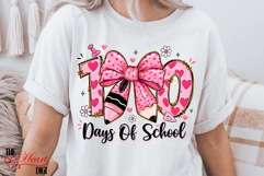 100 Days of School PNG, Pink School PNG, Coquette Pencil Product Image 2