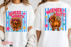 Guess What Wiener Butt PNG, Preppy Funny Dachshund PNG Product Image 2