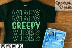 Creepy Vibes Halloween Sublimation Png Shirt Files Product Image 1