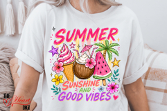 Summer Sunshine and Good Vibes PNG, Summer Vibes PNG Product Image 3