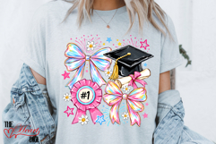 Coquette Graduation Png, Preppy Graduate Sublimation PNG Product Image 3