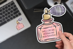 Perfume Sticker Png | Smells Like Bad Decisions Product Image 2