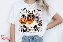Halloween Raccoon PNG, Funny Raccoon Halloween Shirt Desig Product Image 3