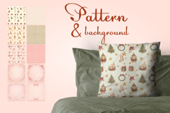 Vintage Watercolor Rabbits Clipart Hand-Painted Illustration Product Image 11