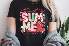 Strawberry Summer Time PNG, Sweet Summer Time Sublimation Product Image 3