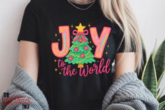Joy To The World Png, Preppy Coquette Christmas Sublimation Product Image 5