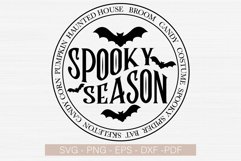 Spooky Season Svg, Halloween Svg, Halloween Sign Svg Png Eps Product Image 1