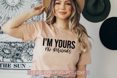 I&#039;m Yours No Refunds Svg Funny Valentine&#039;s Day Svg Sassy Svg Product Image 1