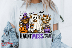 Haunt mess Crew Cows PNG, Halloween Highland Cows PNG Product Image 3