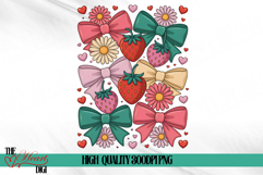 Summer Strawberry PNG, Coquette Strawberries PNG Product Image 4