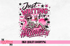 Just Waiting For Halloween Gator Png, Summer Halloween PNG Product Image 2