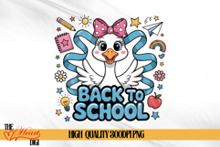 Back to School Goose PNG, School Goose PNG, School Png Product Image 1