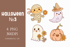 Adorable Flower Ghosts Set Product Image 1