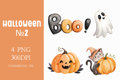 Adorable Ghosts and Pumpkin Set Product Image 1