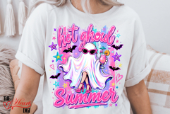 Hot ghoul Summer png, Funny summer Halloween Sublimation Product Image 4