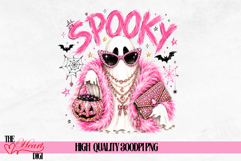 Glam Spooky Ghost PNG, Glam Halloween Shirt Design Product Image 2