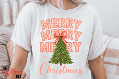 Preppy Merry Christmas PNG, Christmas Sublimation Design Product Image 4
