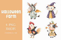 Cute Halloween Farm Friends Product Image 1