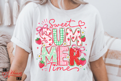 Strawberry Summer Time PNG, Sweet Summer Time Sublimation Product Image 2