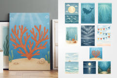 Large set of cute sea illustrations Product Image 7
