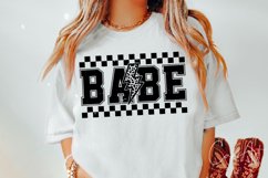 Babe Svg Png, Leopard Babe Svg, Cheetah Svg, Retro Babe Life Product Image 1