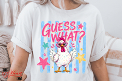 Guess What Chicken Butt PNG Bundle, Funny Preppy Sublimation Product Image 3