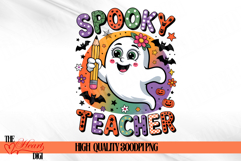 Spooky Teacher PNG, Halloween Teacher Png, Ghost Teacher Png Product Image 1
