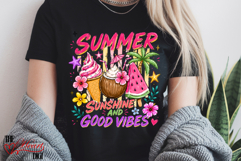 Summer Sunshine and Good Vibes PNG, Summer Vibes PNG Product Image 4