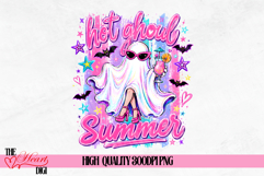 Hot ghoul Summer png, Funny summer Halloween Sublimation Product Image 2