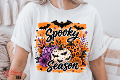 Preppy Flower Pumpkins Sublimation, Preppy Spooky Season PNG Product Image 4