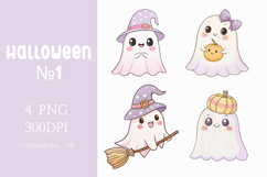 Kawaii Halloween Ghosts Product Image 1