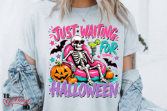 Summer Skeleton PNG, Just Waiting for Halloween PNH Product Image 2