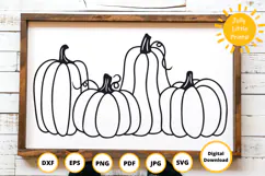 Pumpkin SVG | Pumpkin Clipart | Fall SVG | Autumn SVG Product Image 1
