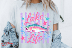 Lake Life Fish PNG, Summer Fishing PNG, Love Lake Png Product Image 2