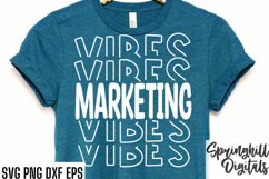 Marketing Vibes Career T-shirt Svg Cut Files for Cricut Product Image 1