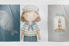 Marine Animals Clipart 14 PNG Illustrations in Children’s Product Image 4