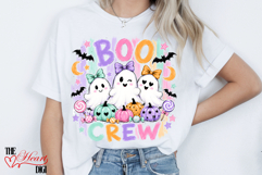 Cute Pastel Boo Crew PNG, Spooky Season Sublimation Product Image 2