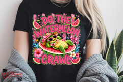 Do the Watermelon Crawl PNG, Cute Turtle Summer Quotes PNG Product Image 3