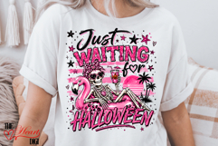 Just Waiting For Halloween Gator Png, Summer Halloween PNG Product Image 3