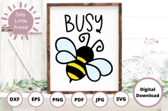 Bee SVG | Busy Bee SVG | Baby SVG | Child SVG Product Image 1