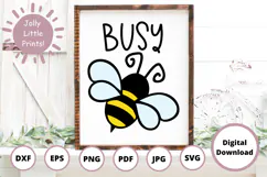 Bee SVG | Busy Bee SVG | Baby SVG | Child SVG Product Image 1