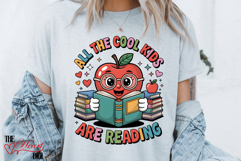 All The Cool Kids Are Reading PNG, Positive Quotes PNG Product Image 2