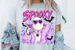 Spooky Glam Ghost PNG, Spooky Halloween Sublimation Product Image 2