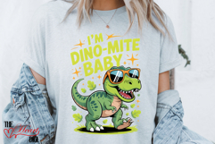 I&#039;m Dino-Mite Baby PNG, Cute Dinosaur PNG Product Image 2
