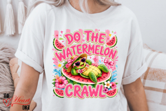 Do the Watermelon Crawl PNG, Cute Turtle Summer Quotes PNG Product Image 4