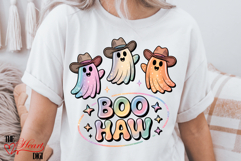 Western Ghost Shirt Digital PNG, Boo Haw PNG, Cute Ghost PNG Product Image 2
