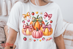 Cute Fall Pumpkins PNG, Cute Strawberry Pumpkin Png Product Image 3