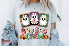 Boo Boo Crew PNG, Cute Nurse Ghosts Sublimation Design Product Image 2
