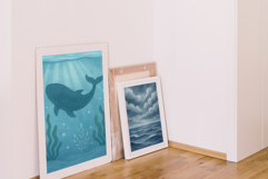 Kids Marine Backgrounds Set of 10 Bright Ocean-Themed Product Image 7